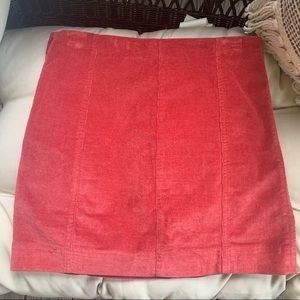Vintage Y2K Red Corduroy Skirt
